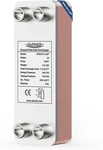 Alorair 4"X12" 20 Plates Brazed Heat Exchanger 316L St.stee 1" Mpt Port New. Price: $109.59.
