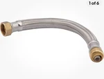 Sharkbite 1/2"X3/4" Fip Stainless Steel Water Heater Connector U3068FLEX18LF 18" New. Price: $17.99.