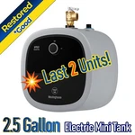 Certified Refurbished Electric Mini Tank Hot Water Heater 2.5GAL. For Rv Kitchen Very. Price: $183.99.