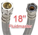 2-PACK Fluidmaster 18" Stainless Water Heater Connector Hose 3/4" Fip B4H18 New. Price: $23.99.