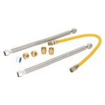Watflow Gas Water Heater Installation Kit 2 X 18" Corrugated Stainless Steel New. Price: $58.83.