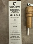 Cash Acme 3/4" NCLX-5LX Domestic T&p Relief Valve 19783-0150 New. Price: $17.00.