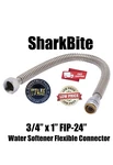 Sharkbite Connection 3/4" 1" Fip 24" Water Softener Flex Hose #960799 New. Price: $17.46.