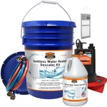 Tankless Water Heater Flush Kit With Gallon Liquid Descaling Solution And 1/6HP. New. Price: $186.73.
