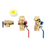 Uimoso 3/4" Water Heater Flush Kit With Isolation Valves, 2PCS Included New. Price: $43.99.