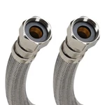 Fluidmaster B1H24 Steel 3/4 X In. Nominal Water Heater Connector 18 New. Price: $26.89.