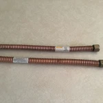 2 - 18" Water Heater Corrugated Copper Connector 7/8 Model C7800 Robert Mfg New. Price: $17.95.