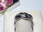.13CTW Black & Natural White Diamond Row Alternating Sterling Silver RING19957 New. Price: $199.99.