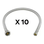Lot Of 10 Mainline MLB120AF 3/8 Compression X 1/2 Fip Lavatory Connector New. Price: $92.72.