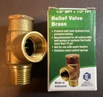 Water Source 1/2" X Well Tank Pressure Relief Valve 75 Psi RV50NL New. Price: $14.98.