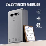 180,000 Btu Tankless Water Heater Propane Gas 8.1 Gpm Whole Westinghouse New. Price: $1099.99.