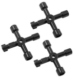 3PCS 4-WAY Multi-functional Utilities Electric Cabinet Keys Triangle Squa... New. Price: $12.77.