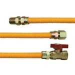 Easyflex EFGC-012-YE-1010-24 1/2" Flexible Gas Connector, Yellow, Npt New. Price: $25.85.