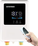 Tankless Water Heater Electric 110V, 5000W Instant Under Sink Remote Control Open. Price: $49.95.