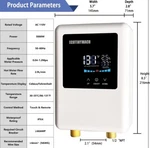 Ecotinymach Tankless Water Heater Electric 110V 5000W Instant Deal! Used. Price: $55.00.