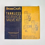 Brasscraft TWV30RX Tankless Water Heater Service Valve Kit Ips + Relief Open. Price: $42.00.