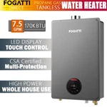 Fogatti 24L Propane Gas Tankless Water Heater 170,000 Btu 7.5 Gpm Instant Hot New. Price: $749.99.