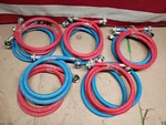 5PK Everbilt 1004 061 203 Rubber Washing Machine Hoses 4FT 3/4" X Fht, Open. Price: $56.99.
