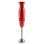 Powerful 300W Red Immersion Blender, 2SPEED Ss Blades For Smoothies, Purees New. Price: $23.02.