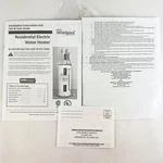 Whirlpool Electric Water Heater Installation Instructions Use Care Guide Manual Open. Price: $9.99.