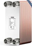 Alorair 60 Plate 5"X12" Brazed Heat EXCHANGER,1-1/4"MPT PORT,316L St.steel New. Price: $284.79.