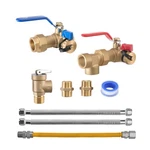 Vevor Water Heater Kit 3/4" Cold & Hot Plumbing Repair With Gas Hose New. Price: $73.90.