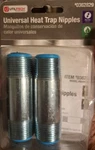 Utilitech Universal Heat Trap Nipples #0362829 New. Price: $13.60.