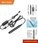 Grillme 1500W Immersion Water Heater With Intelligent Temperature Controller,ful New. Price: $89.30.