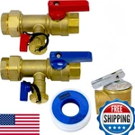 Cmi - 1 Inch Ips Tankless Water Heater Isolation Service Valve Kit Female New. Price: $115.09.