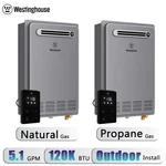 Westinghouse 16L Tankless Water Heater Natural/propane Gas Outdoor 120,000 Btu New. Price: $799.99.