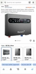 Ranein RE13K 13KW 240V Tankless Electric Water Heater Silver Instantaneous Open. Price: $159.99.