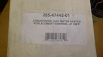 Bradford White 265-47445-02 Atmospheric Gas Water Heater Control Lp 180DEGREES New. Price: $125.00.