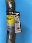 Heater Connector Stainless Steel Water Apollo Flow 3/4IN Fip 7/8IN Comp 18IN New. Price: $5.88.