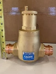Caleffi Discal Air Separator 1/2" Bottom Thread 1-1/4" Press Fittings New. Price: $190.00.