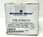 New Bradford White 239-47463-01 Natural Gas Valve Replacement Kit Complete. Price: $189.99.