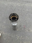 Metal Fab 3CGV24-R Concentric Water Heater Vent Pipe, IN/5 X 24IN Length Open. Price: $40.00.