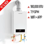 180,000BTU Tankless Water Heater Propane Gas Wifi App Control For Whole House Certified. Price: $580.99.