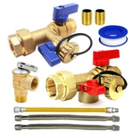 Cmi - 3/4 Inch Complete Kit Tankless Water Heater Isolation Service Valve New. Price: $134.33.