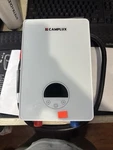 Camplux Tankless Water Heater Electric 4.5KW 110 120V Small Instant Hot Open. Price: $85.00.