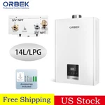 Orbek 4.3 Gpm 100,000 Btu Tankless Water Heater Propane Gas Indoor On-demand Hot New. Price: $399.99.