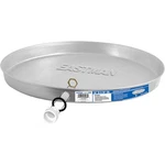 Aluminum Water Heater Drain Pan With Pvc Fittings, 26" Id X 28" Od New. Price: $39.36.
