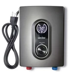 Lecloc Mini Tankless Sink Instant Hot Water Heater 3KW 120V Plug-in 30-55 , Gray Open. Price: $164.96.
