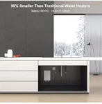 Biselong Electric Instant Tankless Water Heater, 3.5 Kw, 110/120 V, White New. Price: $50.00.
