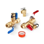 3/4 Inch Guofis Ips Tankless Water Heater Valve Kit With Pressure Relief Valv.... Price: $58.27.