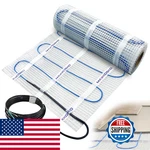 Maxkosko 70 Sq.ft. Electric Mat Kit 120 V Underfloor Radiant Heating New. Price: $196.53.