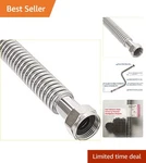 18-INCH Lead-free Stainless Steel Water Heater Connector Flexible Supply Line New. Price: $16.52.
