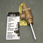 Watts Temperature & Pressure Relief Valve F163725, 1" Npt, Bronze 150 Psi New. Price: $249.95.