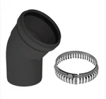 Duravent Polypro 3PPS-E45BC 3" Single Wall Elbow Degree Uv Black QTY:6 New. Price: $120.00.