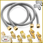 Saillong Pack 24 Inches Gas Hose Connector Universal Appliance Hook Up Kit New. Price: $42.42.