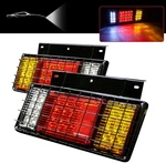 Limicar 2PCS 40 Led Trailer Tail Lights Kit With Iron Net Protection Turn Signal New. Price: $64.10.